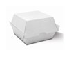 Burger Box / White Corrugated / Plain 250pc/ctn